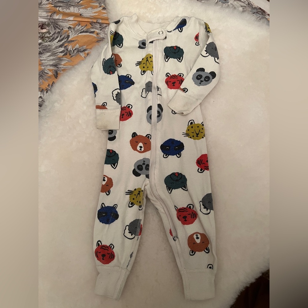 Adorable Animal Print Kids One Piece